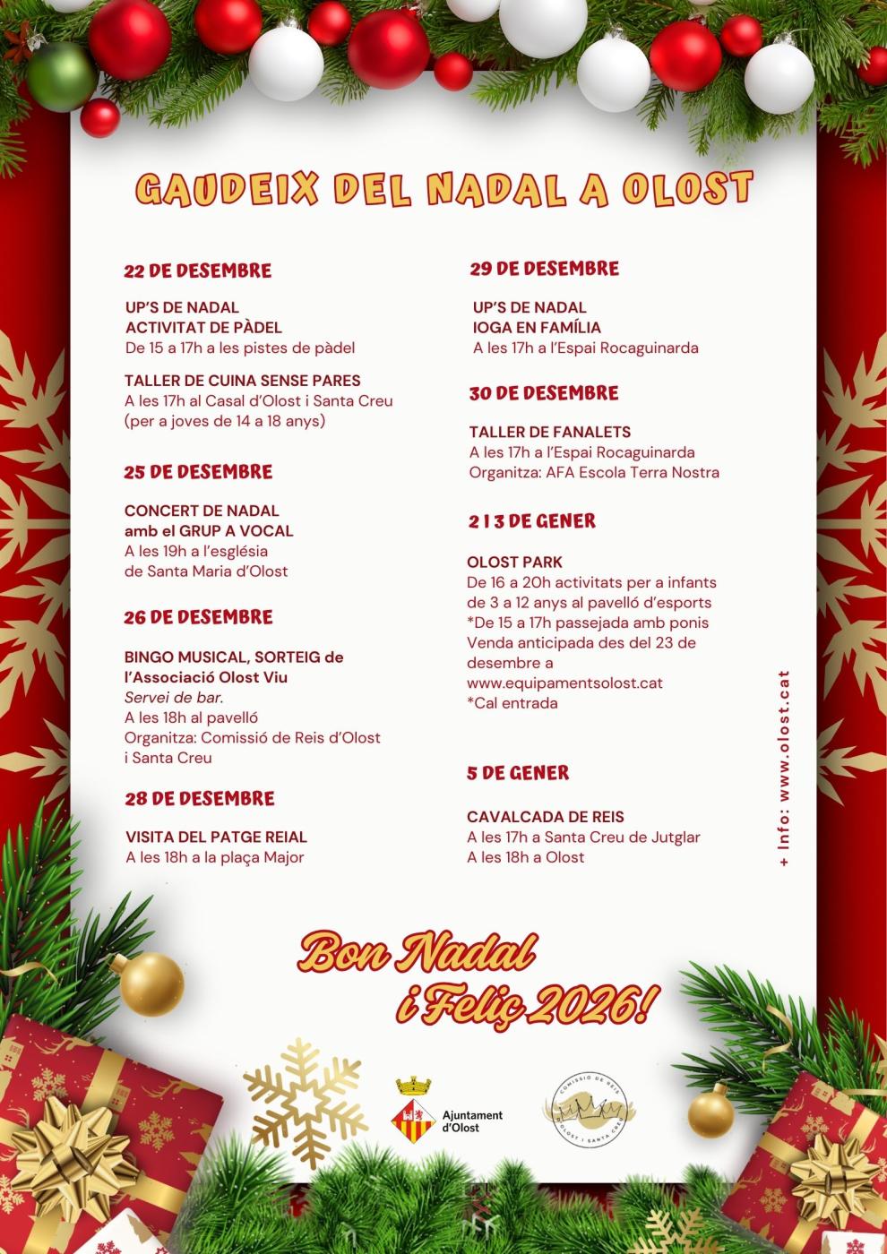 Activitats de Nadal a Olost